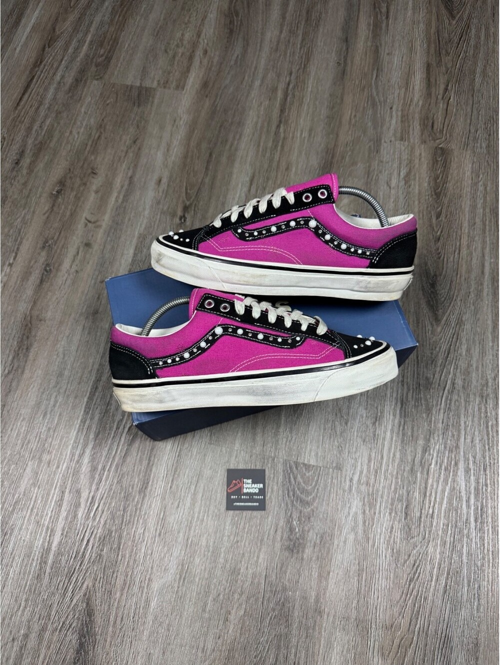 Size 10 - Vans Old Skool 36 LX Pearlized Pack - Fuchsia Red